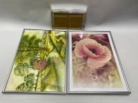 Рама пластик 2 шт и рама металл стекло