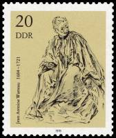 (1978-067) Марка Германия (ГДР) "Читатель"    Государственный музей, Берлин II Θ