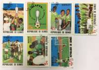 --  Набор марок Гвинея 7 шт.  Гашёные , III Θ