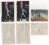 1939-14-16 Серия Набор марок 3 шт СССР  Выставка в Нью-Йорке Советский павильон II Θ