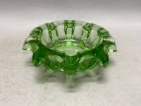 Пепельница зеленое стекло СССР