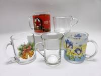 Чашки кружки разные чайные 5 штук Икеа С днем победы 60 лет и другие