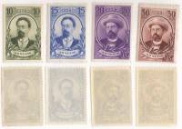 1940-01-4 Серия Набор марок 4 шт СССР Портрет  А.П. Чехов 80 лет со дня рождения III O