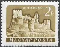 (1961-019) Марка Венгрия "Больдогкёваралья"    Замки (Стандартный выпуск) II Θ
