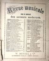 Нотный альбом Г. Ланге Мендельсон-Бартольди Фантазия Осенняя песня 1893 Старинные ноты Бессель и Ко 