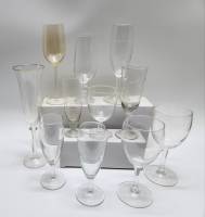Бокалы разные 11 штук стекло