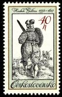 (1983-048) Марка Чехословакия "Воин с мечом и щитом"    Старые костюмы III Θ
