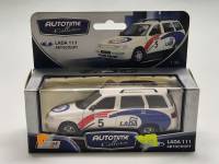 Модель автомобиля Lada 111 Автоспорт в коробке-блистере Autotime 1:36