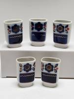 Стопки фарфоровые Городница 5 шт