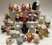 Коллекция солонок перечниц наборов для специй керамика фарфор 34 предмета