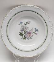 Тарелка суповая Kahla Кахла ГДР редкая фарфор винтаж диаметр 24 см