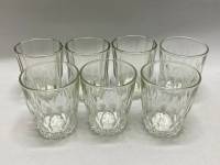 Набор стаканы 7 шт стекло (состояние на фото)