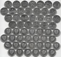 2014-2017 27 монет по 1 рублю Набор Приднестровье Личности, Достопримечательности, События    UNC