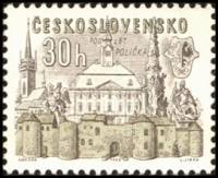 (1965-009) Марка Чехословакия "Поличка"    Исторические города II Θ