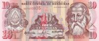 Банкнота Гондурас 2004 год 10 лемпир Хосе Тринидад Кобаньяс   UNC