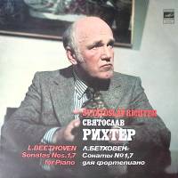 Пластинка виниловая Л. Бетховен Сонаты № 1, 7 С. Рихтер Мелодия 300 мм. Excellent