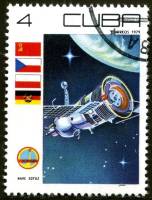 (1979-023) Марка Куба "Союз"    День космонавтики III Θ