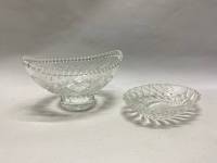 Салатник ладья и креманка хрусталь