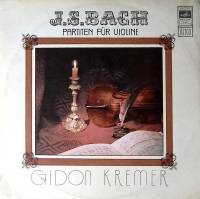 Пластинка виниловая И.С. Бах Партиты 1, 2, 3 Г. Кремер Мелодия 300 мм. Excellent