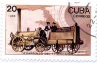 (1988-067) Марка Куба "Паровоз (1837)"    Локомотивы III Θ