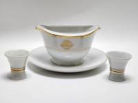 Соусник Интурист Япония и 2 салфетницы фарфор