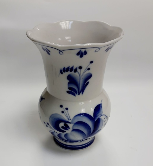 Ваза, фарфор, гжель