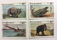 --  Набор марок Никарагуа 4 шт.  Гашёные , III Θ