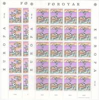 1986-год Листы 2шт по 20м 5х4 Фарерские Острова Охрана окружающей среды   , III O