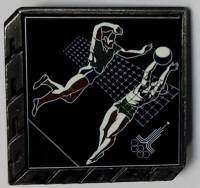 Значок Знак СССР "Олимпиада`80, волейбол" На булавке 