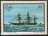 (1971-032) Марка Куба "Ориноко"    День почтовой марки III Θ