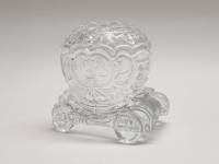 Шкатулка хрустальная карета Золушки высота 8 см