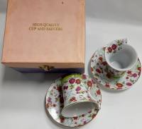 Набор кофейных пар,2 шт (сост.на фото)