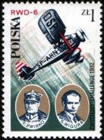(1978-013) Марка Польша "RWD-6 1932"    Развитие авиации в Польше I Θ