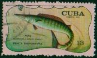 (1971-067) Марка Куба "Ваху"    Спортивная рыбалка III Θ