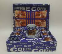 Кофейный сервиз, 12 предметов, в коробке, фарфор, Китай 