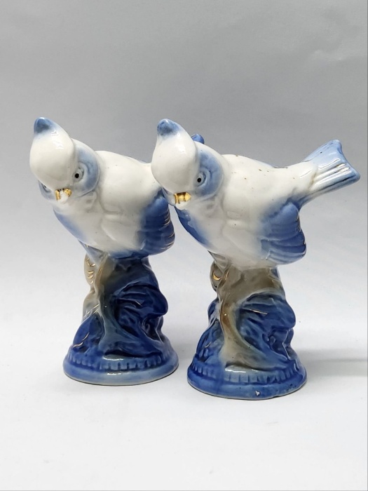 Статуэтки Птички Синицы 2 шт СССР