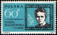 (1963-044) Марка Польша "М. Склодовская-Кюри"   Личности II Θ