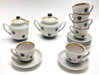 Кофейный сервиз, Городница, 14 предметов
