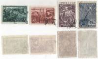 1943-01-4 Серия Набор марок 4 шт СССР  Великая Отечественная война II Θ