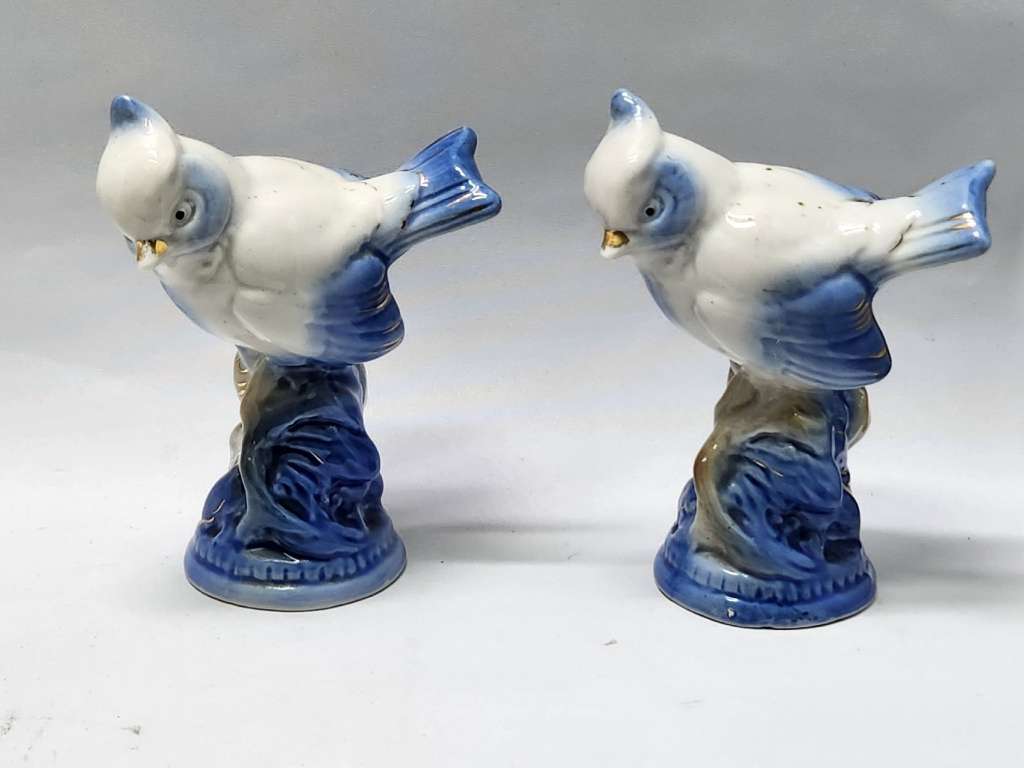 Статуэтки Птички Синицы 2 шт СССР