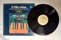 Пластинка виниловая , H. Villa-Lobos Мелодия 300 мм. (Сост. отл.)
