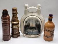 Бутылки штофы от бальзамов водки керамика Кедроая падь Смоленск Белорусская