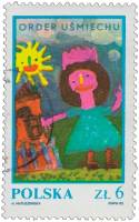 (1983-031) Марка Польша "Девочка и солнце"    Орден улыбки II Θ