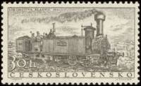(1956-042) Марка Чехословакия "Локомотив 'Кладно'"    Локомотивы III O