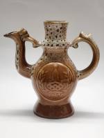 Кувшин Олимпиада 80 без крышки керамика СССР высота 22 см