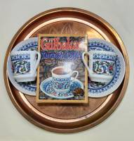 Набор поднос 2 кофейные пары и кофе Турция (сост.на фото)