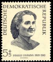 (1962-013) Марка Германия (ГДР) "Даниэль Казанова"    Анти-фашисты III Θ