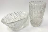 Салатник + ваза хрусталь СССР 