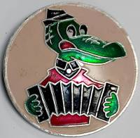 Значок Знак СССР "Крокодил Гена" На булавке 