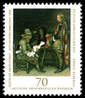 (1976-096) Марка Германия (ГДР) "Письмо"    Картины III Θ